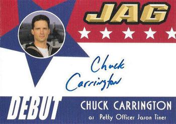 2006 TK Legacy JAG Premiere Edition - Debut Autographs #D7 Chuck Carrington Front