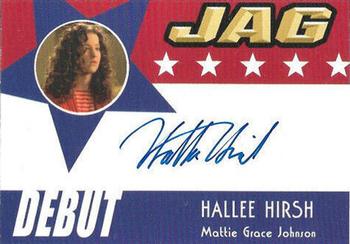2006 TK Legacy JAG Premiere Edition - Debut Autographs #D19 Hallee Hirsh Front