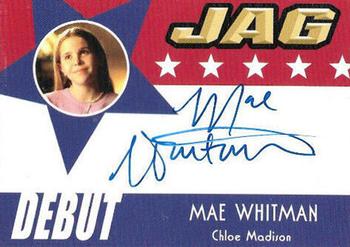 2006 TK Legacy JAG Premiere Edition - Debut Autographs #D25 Mae Whitman Front