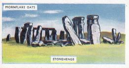 1955 Morning Foods Mornflake Oats Our England #1 Stonehenge Front