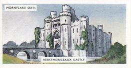 1955 Morning Foods Mornflake Oats Our England #11 Herstmonceaux Castle Front