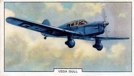 1939 Gallaher Aeroplanes #46 Vega Gull Front