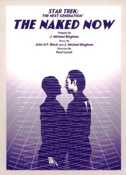 2015 Rittenhouse Star Trek: The Next Generation Portfolio Prints Series One #3 The Naked Now Front