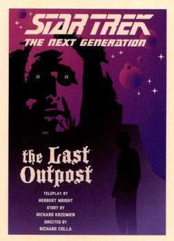 2015 Rittenhouse Star Trek: The Next Generation Portfolio Prints Series One #5 The Last Outpost Front