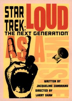 2015 Rittenhouse Star Trek: The Next Generation Portfolio Prints Series One #31 Loud as a Whisper Front