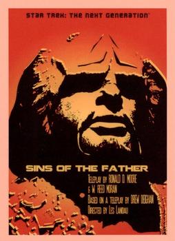 2015 Rittenhouse Star Trek: The Next Generation Portfolio Prints Series One #65 Sins of the Father Front