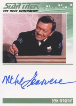2015 Rittenhouse Star Trek: The Next Generation Portfolio Prints Series One - Autographs (Classic Design) #NNO Mike Genovese Front