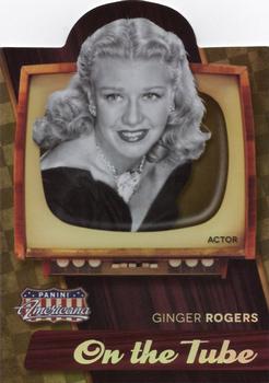 2015 Panini Americana - On the Tube Vintage Gold #3 Ginger Rogers Front