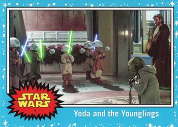 2017 Topps Star Wars Journey To The Last Jedi #5 Yoda and the Younglings Front