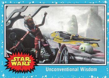 2017 Topps Star Wars Journey To The Last Jedi #8 Unconventional Wisdom Front
