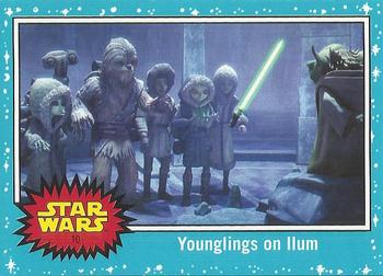 2017 Topps Star Wars Journey To The Last Jedi #10 Younglings on Ilum Front