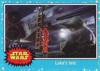 2017 Topps Star Wars Journey To The Last Jedi #24 Luke's test Front