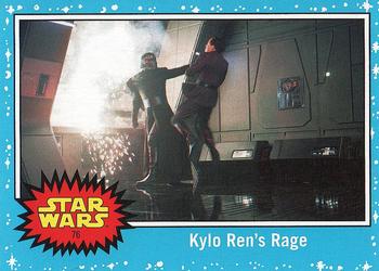 2017 Topps Star Wars Journey To The Last Jedi #76 Kylo Ren's Rage Front