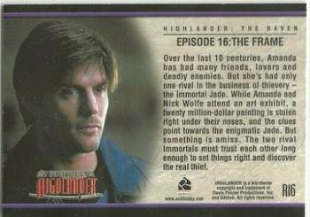 2003 Rittenhouse The Complete Highlander (TV) - The Raven #R16 The Frame Back