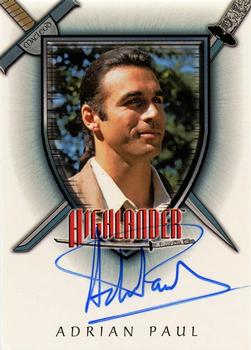 2003 Rittenhouse The Complete Highlander (TV) - Autographs #A1 Adrian Paul Front