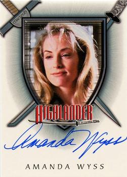 2003 Rittenhouse The Complete Highlander (TV) - Autographs #A14 Amanda Wyss Front