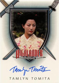 2003 Rittenhouse The Complete Highlander (TV) - Autographs #A16 Tamlyn Tomita Front