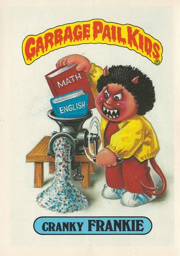 1986 Topps Garbage Pail Kids Giant Series 1 #18 Cranky Frankie Front