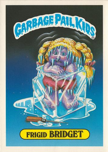 1986 Topps Garbage Pail Kids Giant Series 1 #32 Frigid Bridget Front