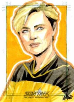 2015 Rittenhouse Star Trek: The Next Generation Portfolio Prints Series One - Sketches #NNO Irma Ahmed Front