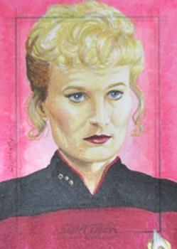 2015 Rittenhouse Star Trek: The Next Generation Portfolio Prints Series One - Sketches #NNO Kristin Allen Front