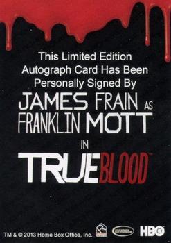 2014 Rittenhouse True Blood Season Six Collector's Set - Autographs #NNO James Frain Back
