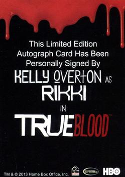 2014 Rittenhouse True Blood Season Six Collector's Set - Autographs #NNO Kelly Overton Back