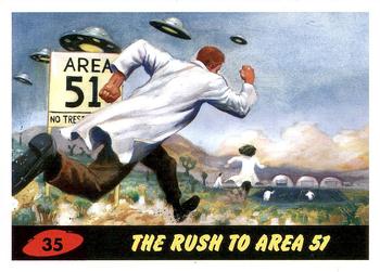 2017 Topps Mars Attacks The Revenge #35 The Rush to Area 51 Front