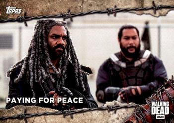 2017 Topps The Walking Dead Season 7 #8 Paying For Peace Front