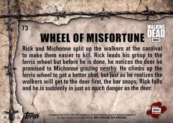 2017 Topps The Walking Dead Season 7 #73 Wheel Of Misfortune Back