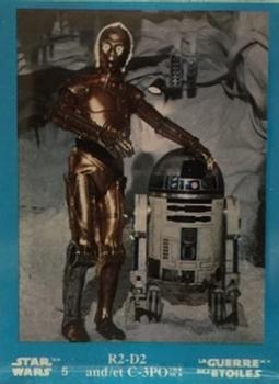 1984 Kellogg's Star Wars (Canadian) #5 C-3PO / R2-D2 Front
