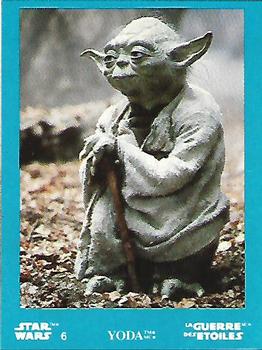 1984 Kellogg's Star Wars (Canadian) #6 Yoda Front