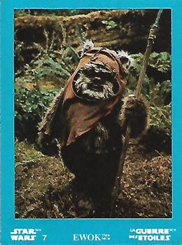 1984 Kellogg's Star Wars (Canadian) #7 Ewok Front