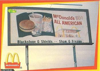 1996 Classic McDonald's #3 McDonald's 50 cents All-American - 1960's Billboard Front