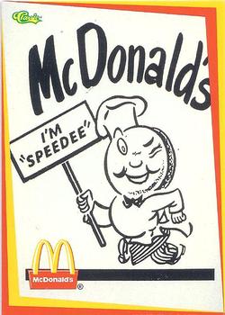 1996 Classic McDonald's #17 I'm Speedee - 1940's Corporate Logo Front