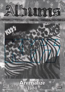 2009 Press Pass Kiss 360 - Blue Edition #85 Animalize - 1984 Front