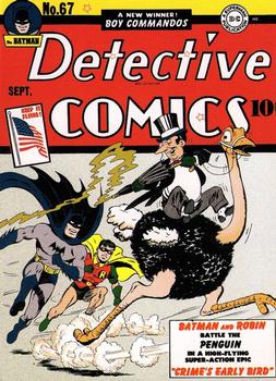 2003 DC Direct Detective Comics Covers #67 Batman / Robin / Penguin Front