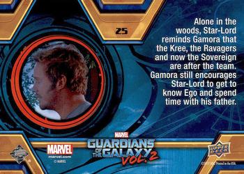 2017 Upper Deck Marvel Guardians of the Galaxy Vol. 2 #25 Friendly Advice Back