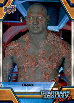 2017 Upper Deck Marvel Guardians of the Galaxy Vol. 2 #83 Drax Front