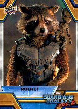2017 Upper Deck Marvel Guardians of the Galaxy Vol. 2 #84 Rocket Front