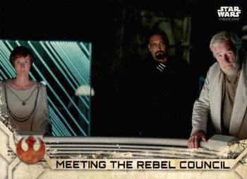2017 Topps Star Wars Rogue One Series 2 #10 Meeting the Rebel Council Front