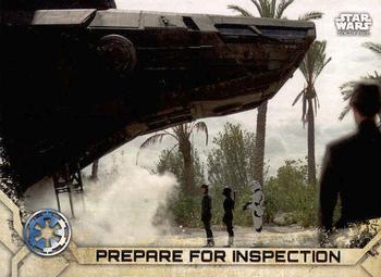 2017 Topps Star Wars Rogue One Series 2 #50 Prepare for Inspection Front
