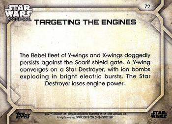 2017 Topps Star Wars Rogue One Series 2 #72 Targeting the Engines Back