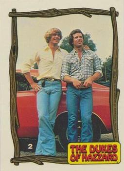 1983 Donruss The Dukes of Hazzard #2 Bo and Luke Front