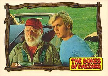 1983 Donruss The Dukes of Hazzard #35 Jesse and Bo Front