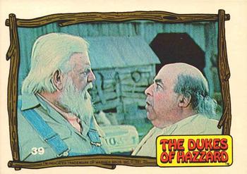 1983 Donruss The Dukes of Hazzard #39 Jesse and Boss Hogg Front