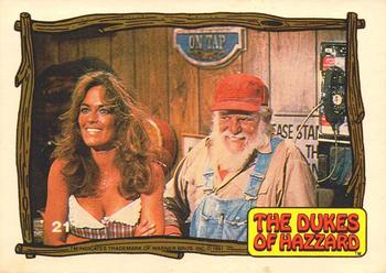 1983 Donruss The Dukes of Hazzard #21 Daisy and Jesse Front