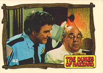 1983 Donruss The Dukes of Hazzard #43 Rosco and Boss Hogg Front