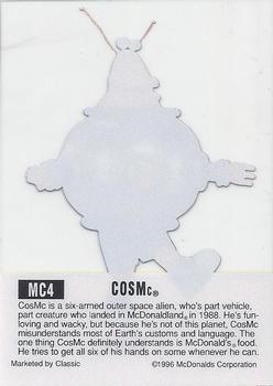 1996 Classic McDonald's - Cels #MC4 CosMc Back
