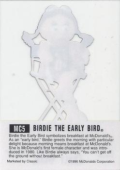 1996 Classic McDonald's - Cels #MC5 Birdie The Early Bird Back